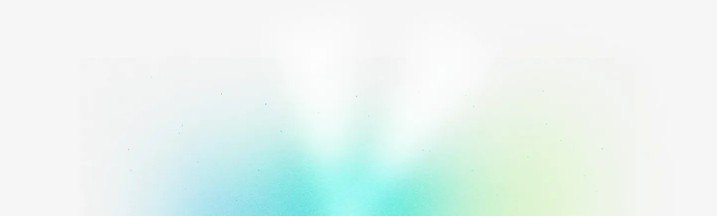 Gradient background in pastel green.